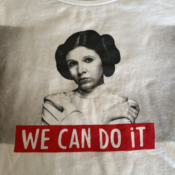HTF ZARA  Princess Leia “We Can Do It” L/S shirt - Picture 3 of 5